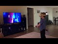 Gray plays Beat Saber on Oculus Quest 2