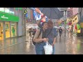 【4k hdr】 | Walk in the Heavy Rain in Shibuya (渋谷) Tokyo Japan |  Relaxing Natural City ambience