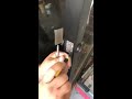 How to  change cylinders on Aluminum doors