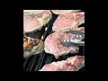 Grilled Berkshire bonein pork chops