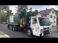 Revving WM Mack LEU Labrie Automizer Garbage Truck PACKING OUT!