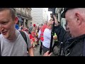 Tommy Robinson 🇬🇧 RELEASED❗️❗️ Patriots vs Police Earlier on....🚔😡🇬🇧