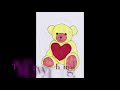 How to Draw a Teddy (Happy Valentines Day)
