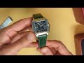 Cartier Santos Green Unboxing & First Impressions