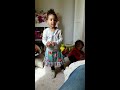 Scarlett @ 3 years and Miles @ 1. Singing and getting dressed...