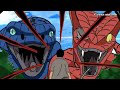 PAN.D.JI petualang VS Aoda & Garaga | Fan animation | Animation action |