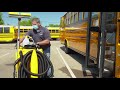 Cleaning a School Bus with a Kaivac No-Touch Cleaning System