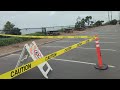 SAN ELIJO STATE BEACH ENCINITAS CLIFF COLLAPSE - PIPES SURFING SPOT PARKING LOT CLOSED 3-17-23