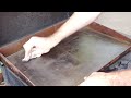 How to clean a Rusty Blackstone Griddle