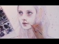 watercolor portrait - unsaid things