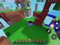 Using my favorite kit (Roblox Bedwars) Also playing with my friend