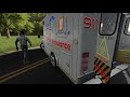 SUPER-BIKE POLICE CHASE (BIG CRASH) | AMBULANCE RIDE | FARMING SIMULATOR 2019