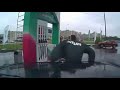 Russian Fuel Attendant Dances At a Gas Station!