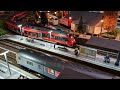 Großes Fahrvideo auf meiner Modelleisenbahn in der Nacht - Teil 2 - Winter 2023