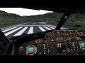 MSFS - First Attempt Landing at Paro Airport RWY 15. (PMDG 737-600)
