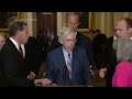 Mitch McConnell freezes mid-speech at US Capitol