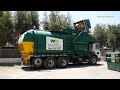 Waste Management Autocar Amrep Front Loader Garbage Truck on Insta-Bins