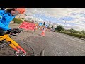 Road bike crash