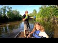 Week 2 commercial fishing with wire net traps on the Louisiana bayou.