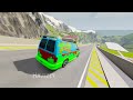 Epic High Speed Jump (Train, Bus, Maybach Car, Monster Truck, Race Car) - BeamNg Drive