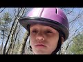 Trail ride and barn clean up (long video sorry)