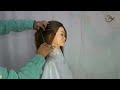 LAYERED HAIRCUT tutorial, easy! (sweet layer)|TREND