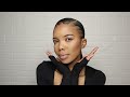 R100\$5.50 SIDE PART PONYTAIL ON SHORT 4C HAIR|NO HEAT|EXTENDED PONYTAIL