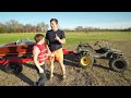 Saving Tractors from Flood Using Kids Boat | Tractors for kids