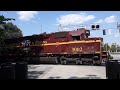 Louisville and Indiana RR Veteran trains moving cars
