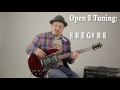 Open E Tuning For Slide Guitar - Basic Slide Guitar Techniques