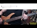 Black Hole Sun by Soundgarden - Bass Cover with Tabs Play-Along