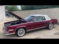 1985 Cadillac Eldorado Biarritz convertible .    Pre engine swap to 6.6 Liter Oldsmobile 403. ￼