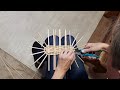 How to weave an oval bottom (tutorial). Part 1