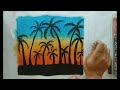 #easy_trick_to_make_beautiful_landscape #nature #trending #viral #oil_pastels #painting #creative