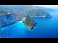 Zakynthos Greece 4K Nature Relaxation Film - Relaxing Piano Music - Natural Landscape