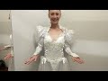 I try on VINTAGE Wedding Dresses from the thrift store