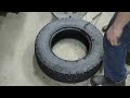 How to manually remove a tire from rim