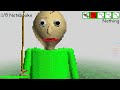Playing with Baldi in the fog with peaceful music for over a minute.