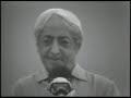 Is there fear without the word 'fear'? | Krishnamurti