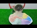🔴Experiments full episodes🔴COLORFUL MINIATURE RAINBOW CHALKS VS MEAT GRINDER NEW VIDEO COOL EFFE