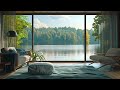 Lakeside Cozy Relaxing Vacation House Ambience Relaxing Bird Songs Water Nature Sounds 2K 8 hours