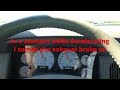 BANKS EXHAUST BRAKE NO LOAD DRIVING TEST ON 5.9 CUMMINS DIESEL RAM 3500 DUALLY