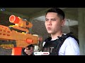LTT Game Nerf War : Woman SEAL X Warrior Nerf Guns Fight Crime Group Mr Close Crazy Dark