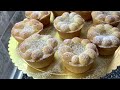 Recipe in 1 minute 🤩Special filling! Grandma's tarts 😍 I eat and cry with joy!