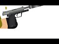 silenced pistol animation test