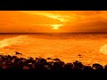 One Hour Relaxing Flute Music | Twilight Beach Ambience | Deep Meditation