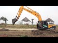 Impressive cleaning Lake​ with the long reach excavator cat320c