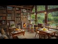 Rainy Summer Jazz in Forest ☕ Relaxing Coffee Shop Ambience with Soothing Jazz Music