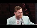 CANELO GETS ANGRY OVER DAVID BENAVIDEZ QUESTION & SHUTS POST FIGHT PRESS CONFERENCE DOWN!