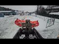 plowing 10cm of wet snow | Tokvam UT490 | Volvo L70H